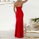 thumbnail image 5 of Vestido formal para mujer Vestido ajustado sin mangas Estilo elegante Traje diario ajustado FLhrweasw Nuevo, 5 of 9