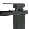 thumbnail image 2 of Bellaterra Home Oviedo Single Handle Bathroom Vanity Faucet with Drain without Overflow in Black, 2 of 3