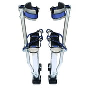 ALL-CARB Drywall Stilts 24-40 inch Adjustable Auminum Tool Stilt for Painting or Cleaning -Silver