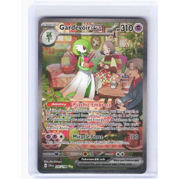 2023 Pokemon Scarlet & Violet Base Set Gardevoir ex SIR Holo #245/198 Very Good Trading Card
