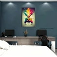 thumbnail image 5 of HFDF Video Game Wall Art Gamg Room Wall Decor Colorful Game Controller Wall Art Street Graffiti Canvas Patg Gamg Posters Controller Prts for Boys Teens Bedroom Playroom Dorm 20x24inch Framed, 5 of 5