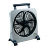 O2 Cool Smartpower Fan With Usb Port 10 In. Gray Ac