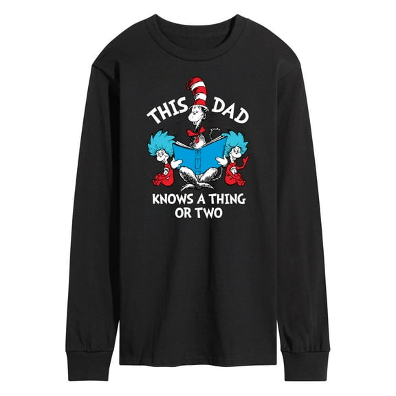 Hop on Pop - This Dad Knows A Thing Or Two - Men's Long Sleeve T-Shirt