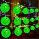 thumbnail image 3 of Cadena de luces para decoración navideña del día de Halloween 2024, divertidas bolas verdes, luces para decoración navideña DIY, luces para árbol de Navidad 669, 3 of 4