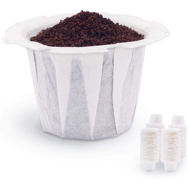 Papel de filtro de café desechable, 200 unidades, para cafeteras Keurig
