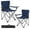 Navy Blue, variant on WEIDIORME 2-Pack Collapsible Camping Chairs with Carry Bag, Fruit Green