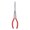 45 degrees 1, variant on Round Mouth and Curved Mouth Clamp 45 90 Degree Straight Mouth O-Shape Bend Needle Nose Pliers Gold Striking Tools