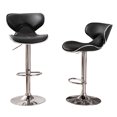 thumbnail image 3 of Faux Leather Upholstery / Indoor and Outdoor Decor / Adjustable Height Stools, 3 of 4
