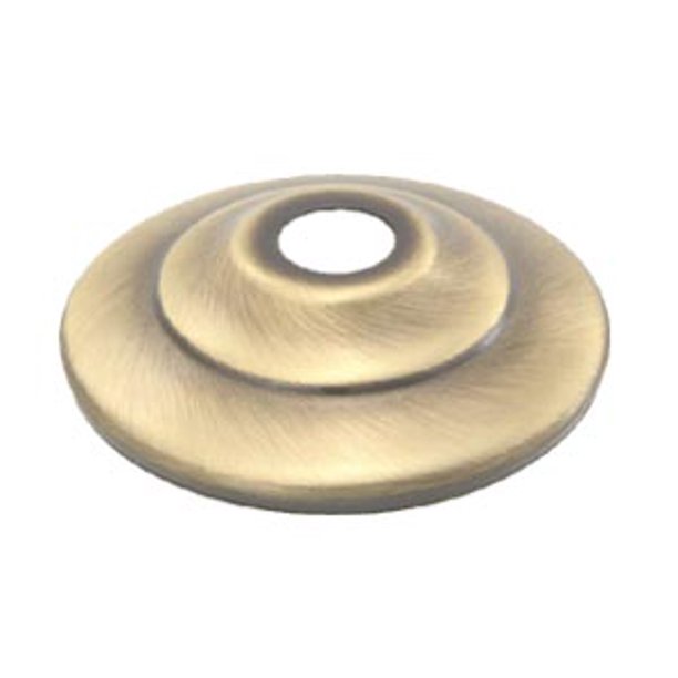 B&P Lamp® 3" Dia. Brass Vase Cap, Antique Brass Finish