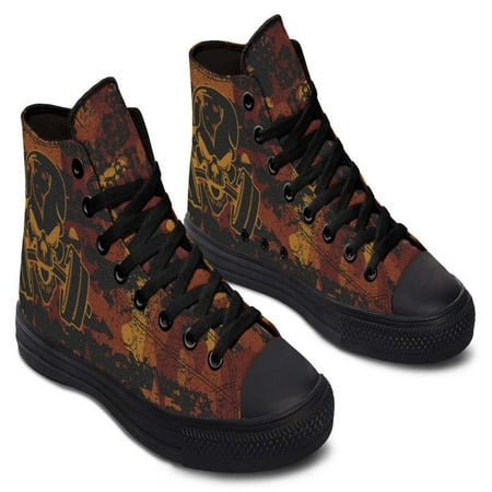 

Printed Couple High-top Canvas Shoes