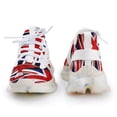 thumbnail image 4 of Union Jack British England UK Flag Walking Shoes for Men Woman Lightweight Tennis Fashion Elastic Sports Shoes Cushion Basketball Shoes, 4 of 7