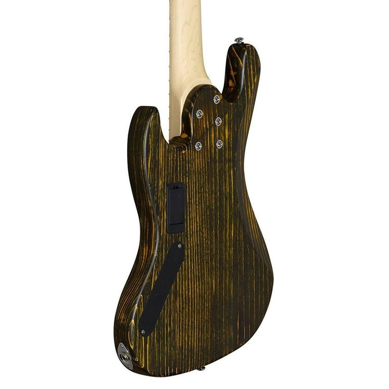 Michael Kelly Element 5OP 5-String Bass Guitar (Trans Yellow