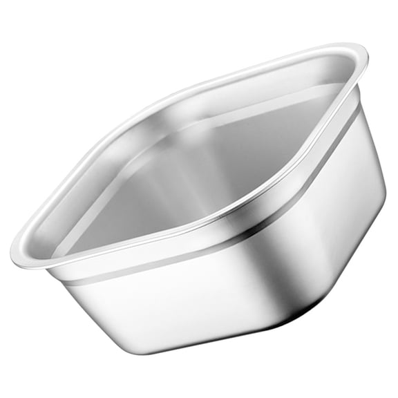 COMPUKAS Stainless Steel Basin Plated Silver Kitchen Multipurpose Mixing Bowl