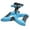 Blue, variant on kcavykas 360-Degree Automatic Garden Watering Irrigator - Outdoor Rotation Sprayer for Lawns and Plants - Efficient and Adjustable