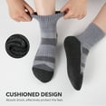 thumbnail image 3 of COOPLUS 10 Pairs Womens Quarter Socks Cushioned Breathable Athletic Half Crew Gym Socks for Women, 3 of 8