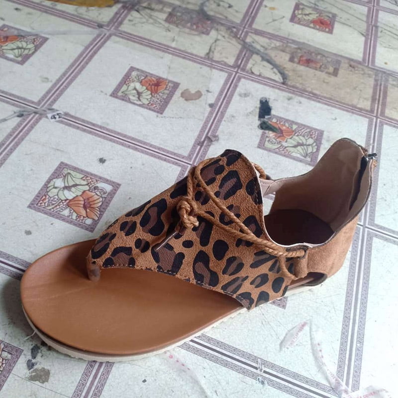 walmart leopard sandals