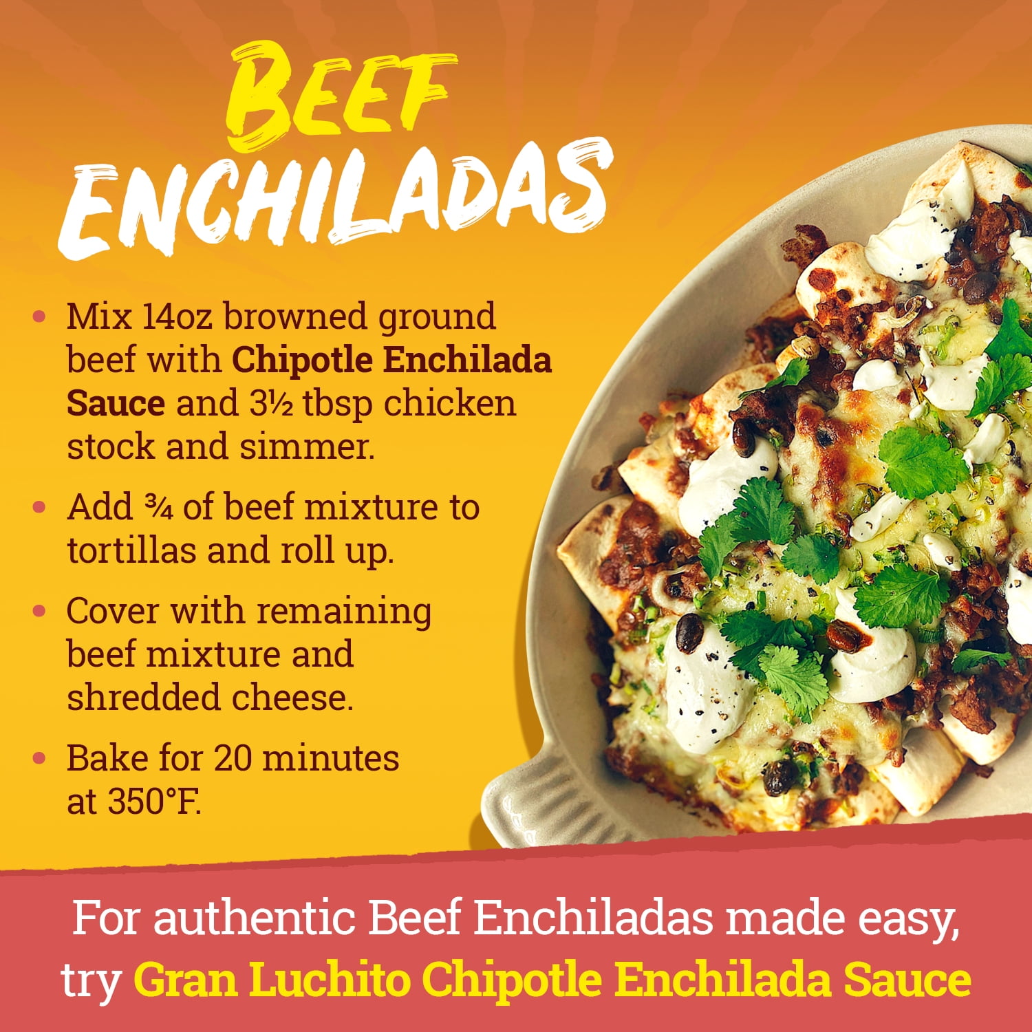 Gran Luchito Mexican Red Enchilada Sauce, 14 oz, Pouch