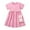 Pink, variant on Girls Dresses Easter Bunny Dress Children Dress Summer Cartoon Printed Casual Cute Dresses Baby Princess Dress Size 12 M-18 M
