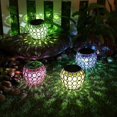 thumbnail image 5 of Lámpara de césped con Luz LED solar Yuxing amarilla impermeable para exteriores, 5 of 5