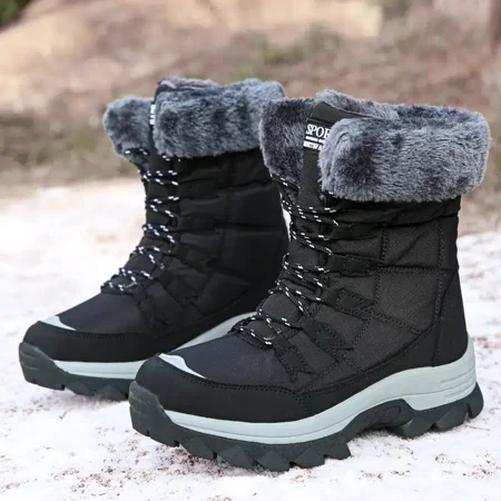 

Women‘s Winter Thermal Outdoor Snow Boots Lace Up Waterproof Shoes Women‘s Footwear