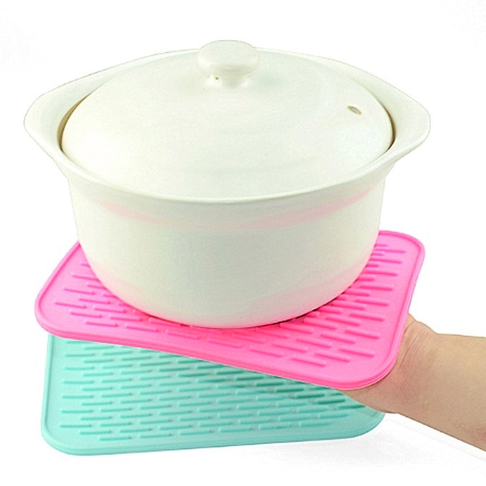 Yirtree Silicone Trivet Mats, Silicone Pot Holders for Hot Pan and