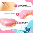 thumbnail image 3 of Boen, paquete de 6 anillos inflables con forma de rosquilla para piscina, 83 cm, 3 of 6
