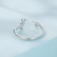 thumbnail image 5 of Cute Dachshund Ring 925 Sterling Silver Pet Animal Puppy Dog Wrap Finger Band Open Statement Ring Adjustable Bands Dainty Jewelry for Women Pet Lovers, 5 of 12