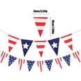 thumbnail image 3 of JWshufel 4th of July USA Flag Decoration Nylon for Independence Day Memorial Day Party Supplies Nationalistic Red White Blue Theme Indoor Outdoor Display, 3 of 6