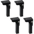 thumbnail image 1 of 4PCS Folding Table Legs 300mm Height Iron Locking Hinge 90 Degree Foldable Desk Legs, 1 of 5