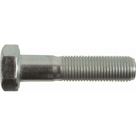 M12-1.5 x 80mm Hex Head Cap Screws, Steel Metric Class 8.8, Zinc Plating (Quantity: 25 pcs) - Fine Thread Metric, Partially Threaded, Length: 80mm Metric, Thread Size: M12 Metric