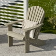 thumbnail image 3 of Wildridge Heritage Child's Adirondack Chair, Weathered Wood - Outdoor All-Weather Poly Furniture for Patio, Deck, Yard, 3 of 4