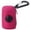 Hot Pink, variant on Poop Bag Holder with Clip for Leash, Dog Poop Bag Dispenser, Nylon Poop Bag Carrier, Portable Pet Waste Bag Holder for Walking,Black