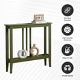 thumbnail image 5 of WYDK Narrow Entryway Console Table with Storage - Hallway Decor - Wood Console Table for Foyer - Avocado, 5 of 8