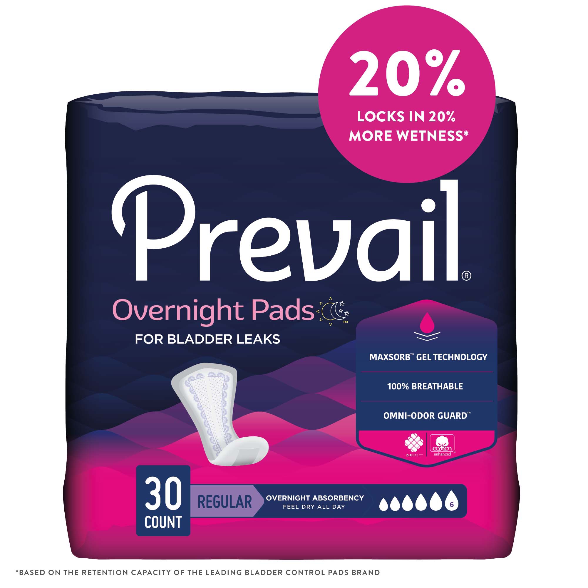 Prevail Breezers Briefs, Incontinence, Disposable, Ultimate Absorbency, XL, 15 Count, 15 Packs, 15 Total - image 3 of 4