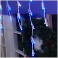 thumbnail image 2 of 60 Lt Twinkling LED Icicle Lights, Blue/Pure White, 2 of 5