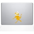 thumbnail image 1 of The Decal Guru Skiing Decal Apple Decal Vinyl Sticker, 13" MacBook Pro (2016 & Newer Models), Yellow (1636-MAC-13X-SY), 1 of 1