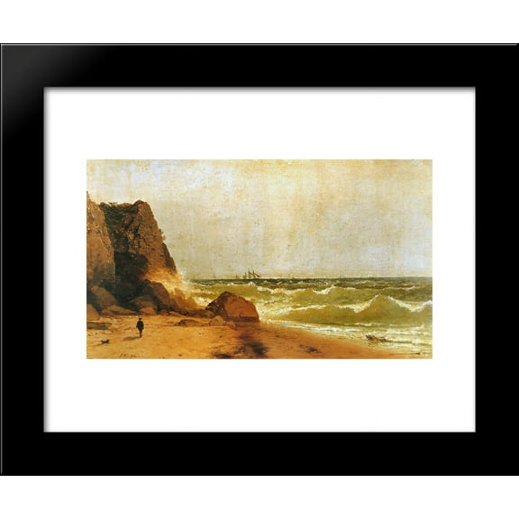 Near Newport, Rhode Island 20x24 Framed Art Print by John Frederick Kensett