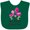Green, variant on Inktastic My Nana Loves me with Two Flamingos Boys or Girls Baby Bib