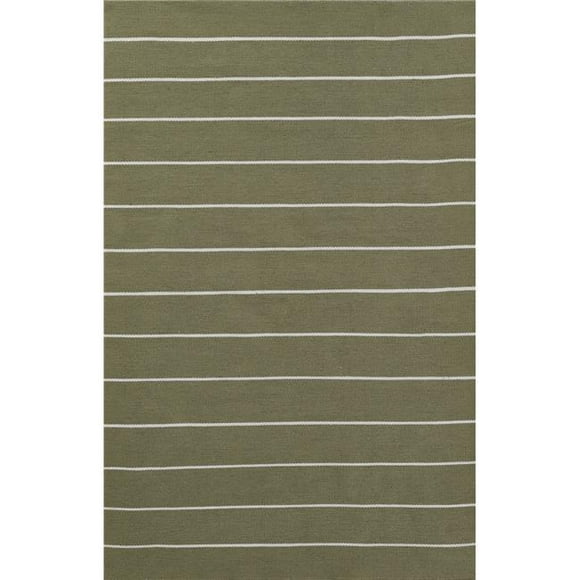 Erin Gates RIVERRIV-2GRN3656 3 ft. 6 in. x 5 ft. 6 in. River Hand Woven Contemporary Rectangle Area Rug&#44; Green