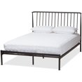 thumbnail image 1 of Baxton Studio Sabine Full Metal Spindle Platform Bed in Black, 1 of 8