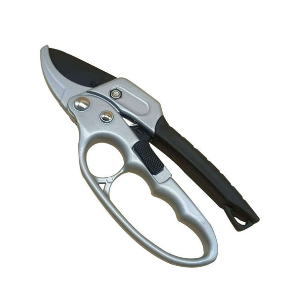 ShenMo 8 Inch Gardening Ratchet Pruning Shears, Professional Anvil Pruning Shears, Cutting Clippers - Heavy Duty Tree Clippers Up to 20mm Cutting Capacity