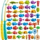 thumbnail image 1 of Juego de juguete de pesca TEMI 51 Fish Bath Playset para niños de 3 a 8 años, 1 of 8