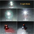 thumbnail image 4 of LED Work Light Rechargeable  2 COB 2500LM Folding Portable Flood Light With Magnetic Base And 360° Rotation Stand  Waterproof Spotlight For Camping  Car Repairing  Emergency And Job Site, 4 of 8