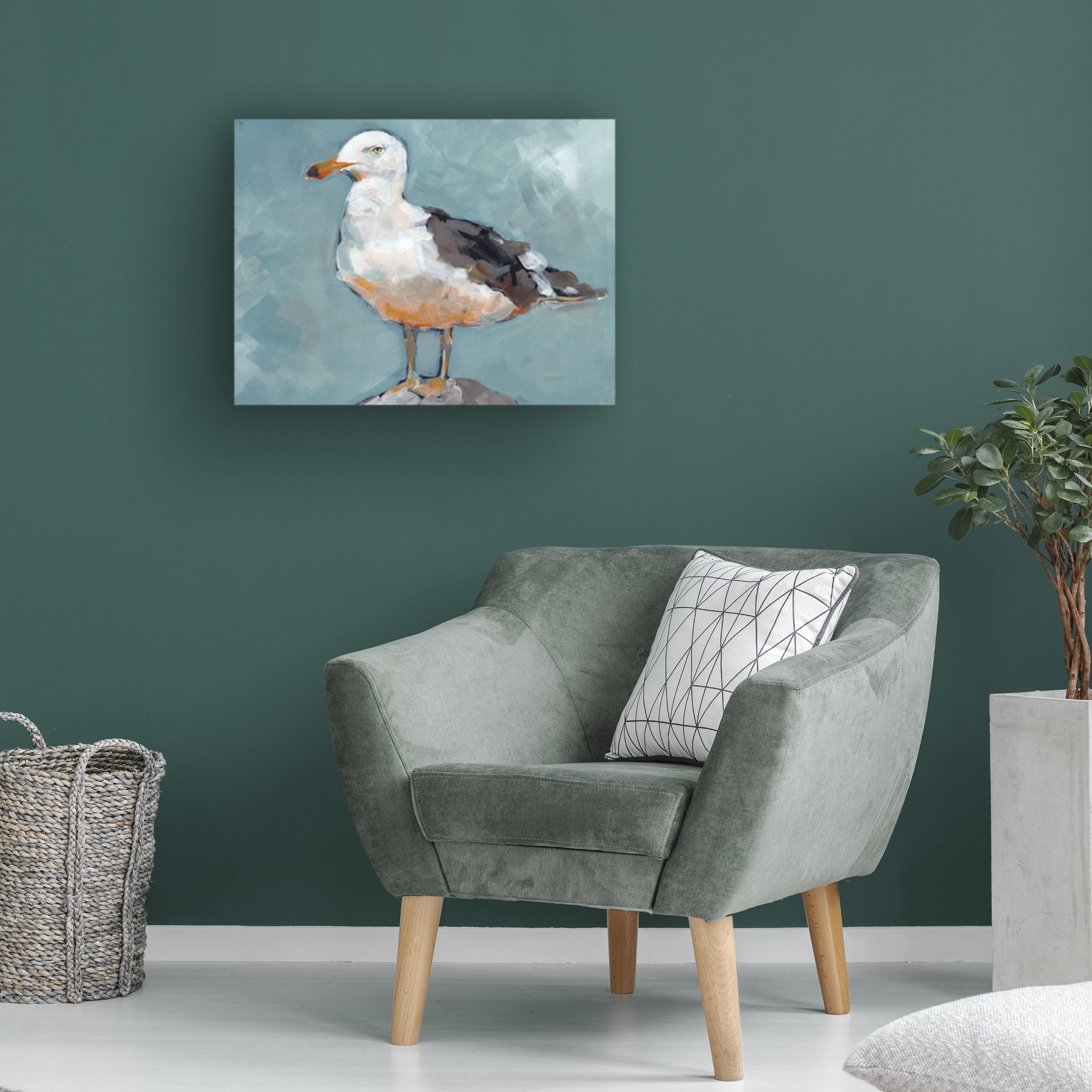 Jennifer Paxton Parker 'Seagull Stance II' Canvas Art