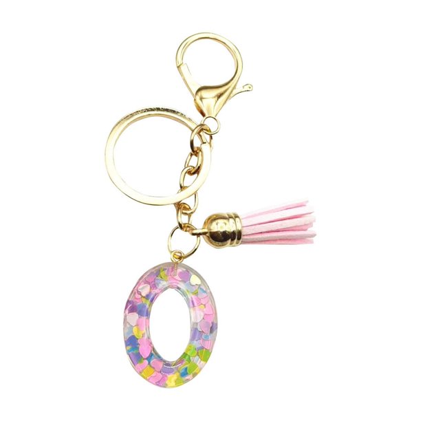 Clearance!Llavero Accesorios para bolso Accesorios lindos Llavero Damas Iniciales Llavero Bolso de mujer Colgante