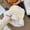 white, variant on Plush Fisherman Hat For Women In Autumn And Winter, Japanese Style, Showing Small Face And Keeping Warm, Knitted Sweater Hat, Korean Version, Versatile Big Head Cap