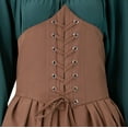 thumbnail image 4 of Ozmmyan Women Solid Color Long Sleeved Renaissance Medieval Stage Performance Dress Womens Tops Womens Plus Size Tops, 4 of 8
