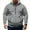 Gray, variant on ZOYOEN Mens Hoodies Big and Tall- Long Sleeve Half Zip Fashion Casual Pullover Sweatshirt Gray Size S-5XL