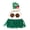 Green, variant on Vlora Clearance Halloween Vampire Porch Goose Outfit Black Red Satin Cape Curved Witch Hat Tie Closure Costume for 20.8x12.2in Cement Plastic Yard Goose Duck Statue Lawn Decor