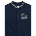 thumbnail image 3 of Wonder Nation Toddler Boys Dino Varsity Bomber Jacket, Sizes 12M-5T, 3 of 3